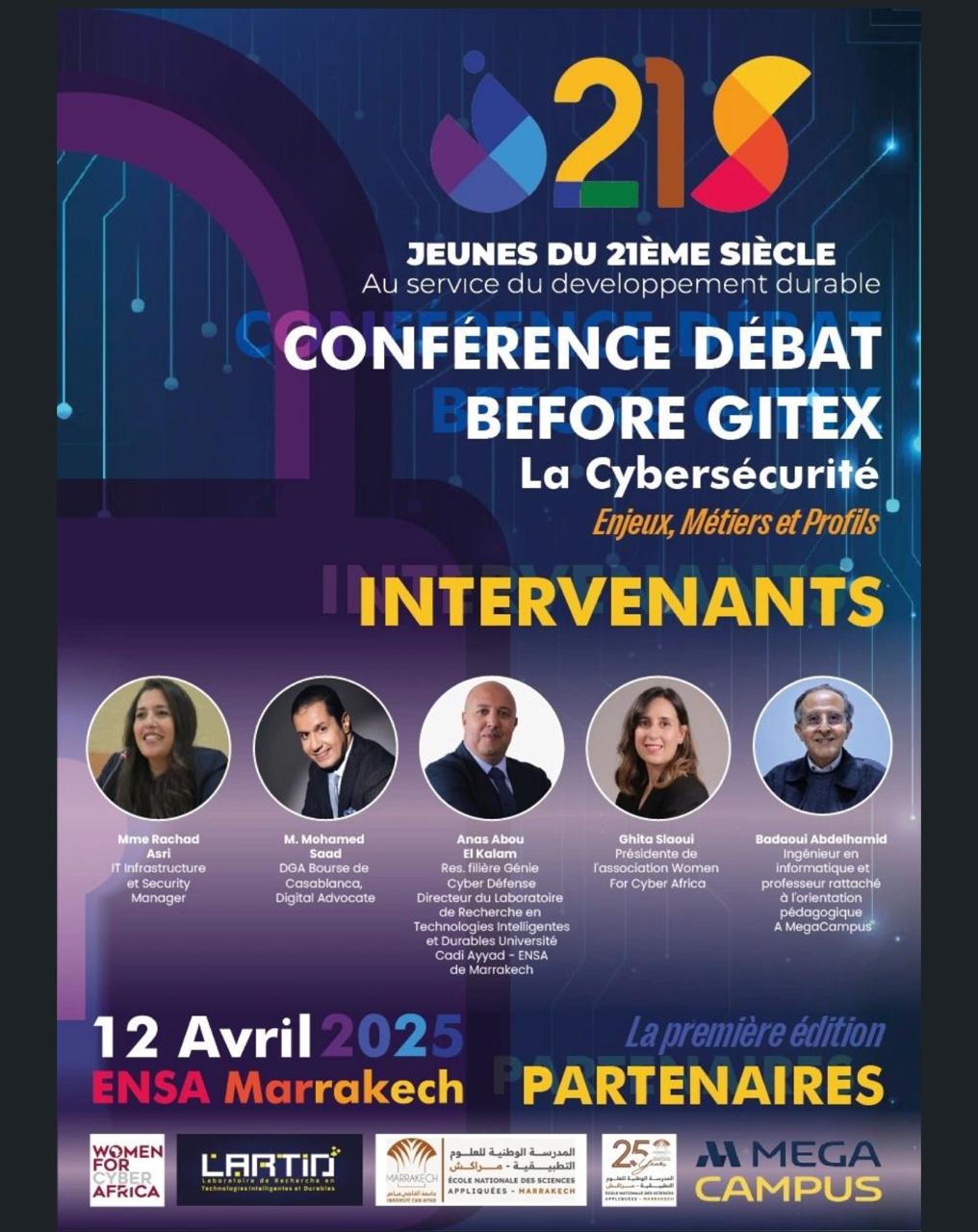 Conférence débat before GITEX La Cybersécurité